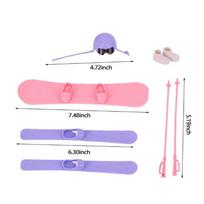 2 Sets/Pack Cold Season Skiing Outfits designed for 11.5in/30cm Dolls Accessories designed for Skiing Games Doll Clothes featuring Cap Scarf Casual pink
