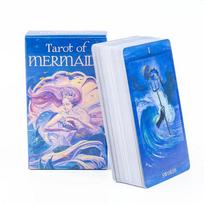 NEW Arrival 10.3*6cm Tarot of Mermaids Beautiful and Sensual Creatures Have The Ambiguous Charm 78 Pcs Cards Rider Waite System blue