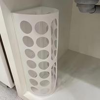 2026 New Wall-Mounted Trash Bag Holder Organizer - Stackable Foldable Plastic Bag Dispenser,Space-Saving, Suitable for Kitchen balta