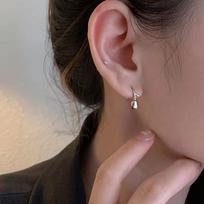 Beixi French Tulip S925 Silver Earrings: Elegant Floral Design for Women S925 Silver