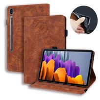 Suitable for Samsung Tab S9 Ultra 14.6 inch tablet leather case S8 calf pattern embossed card anti-drop samsung tab s8 ultra 14.6inch ruda