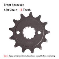 520 13T 14T Tooth Motorcycle Front Sprocket For HONDA XR250 Baja IS 1997-2007 XR250S XR 250 S Tornado NX250 NX 250 1988-1993 520 14T Silent red
