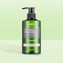 KUNDAL Tea Tree & Macadamia Deep Cleansing Shampoo For Oily Scalp 500ml (4 Options) #Ylang Ylang gray