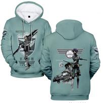 Kaiju No.8 Reno Ichikawa Anime Graphic Hoodie Unisex Casual Pullover Tops XS