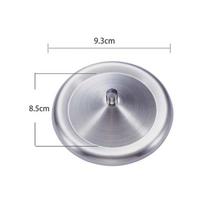Dust-Proof Mug Cover Durable Sealed Lids Drinkware Glass Mug Lid  Ceramic Tumbler Beverage 9.3cm white