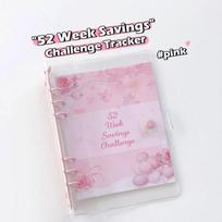 A5 Savings Challenge Binder Sakura Style Cash Envelopes Binder Notebook Binder  Couple the whole set