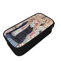 Marin Kitagawa Anime Pencil Case My Dress Up Darling Pencilcases Pen Holder for Student Big Capacity Bag School Gifts Stationery 21x10.5x5cm