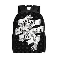Jojo's Bizarre Adventure World backpack ita bag JOJO anime mochila Cool School Large Capacity Rucksack One Size