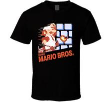 Super Mario Bros Nintendo Žaidimo Marškinėliai M white