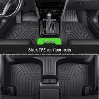 Tailored TPE Car Floor Mats for BAIC Models (BJ40, BJ30, BJ60, BJ20, 212T01, EC3) Single Layer Full TPE Mats black