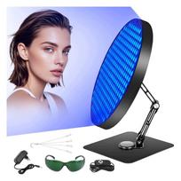 Veido soliariumas su mėlyna šviesa ir laikmačiu, 50W LED