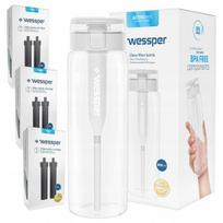 Stiklinis vandens butelis Wessper ActiveMax Clarti 0,68 l su 7 filtrais