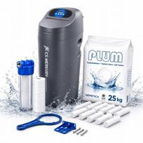 Vandens minkštinimo filtras Klarwod CS Mercury 30L su druska, priešfiltriu ir kasetėmis