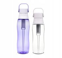 Vandens butelių rinkinys Tritan: baltas 500 ml ir levandų 750 ml
