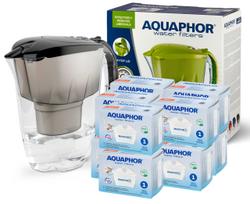 Vandens filtrų kasečių rinkinys AQUAPHOR B25 MAXFOR+, 10 vnt., iki 200 l, su JASPER dovana