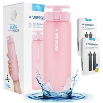 Stiklinis vandens filtras Wessper ActiveMax Clarti 0,68 l su 5 anglies filtrais