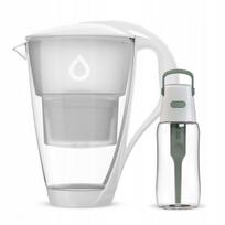 Stiklinis ąsotis Dafi CRYSTAL White Unimax su žalia buteliuku 0,5 l