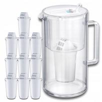 Vandens filtras ąsotis Aquaphor Nord 2,5 l, baltas, su 10 A5 kasetėmis (350 l)