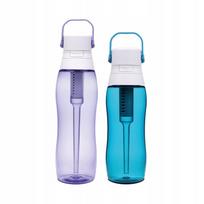 Vandens butelių su filtru rinkinys Tritan, mėlynas 500 ml ir levandų 750 ml