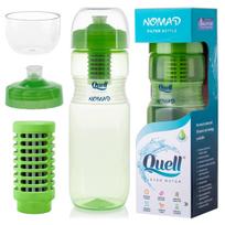 Gertuvė su filtru QUELL NOMAD, žalia, 0,7 l