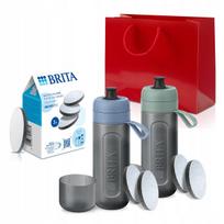 Gertuvė su filtru BRITA Active, žalia/mėlyna, su 7 filtrais dovanai