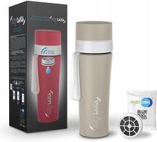 Vandens butelis LAICA MyLAICA 550 ml su FAST DISK filtru, nerūdijančio plieno