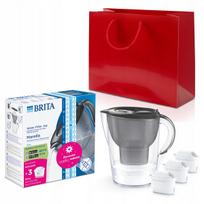 Vandens filtrų rinkinys BRITA Marella grafito ąsotis + 3 Pure Performance filtrai