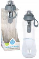 Vandens filtras buteliukas Dafi Soft 500 ml su papildomu filtru, plieno pilkos spalvos