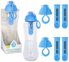 Vandens butelis Dafi Soft 0.5 l, mėlynas, su filtravimo sistema, Pusheen katinėlis