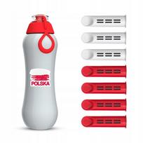 Vandens filtruojantis butelis Dafi SOFT, 0,5 l, pilkas, su 7 filtrais