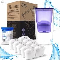 Vandens filtras ąsotis LAVENDER ETUDES su 10 PURE+ keičiamų filtrų