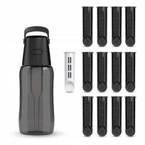 Gertuvė su filtru Dafi SOLID 0,5 l, juoda, 13 filtrų