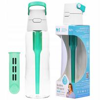 Vandens butelis su filtru Dafi SOLID Tritan 0,7 l, žydros spalvos, su 1 filtru