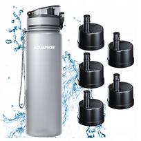 Gertuvė su filtru AQUAPHOR CITY, 800 ml, pilka, su 5 papildomais filtrais