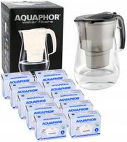 Vandens filtras ąsotis Aquaphor Onyx 4,2 l juodas Tritan su 10 filtru