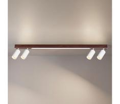 BRILAGI - LED taškinis šviestuvas SELE 4xGU10/30W/230V + LED/25W balta/ąžuolo dekoras