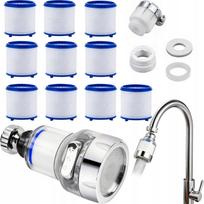 Vandens čiaupo filtras su aeratoriumi, 10 keičiamų filtrų, ekologiškas