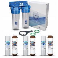 Vandens filtro nugeležinimo rinkinys 3/4'' TWIN Aquafilter su kasetėmis