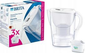 Vandens filtras Brita Marella 2,4 l, baltas, su 3 MAXTRA PRO kasetėmis