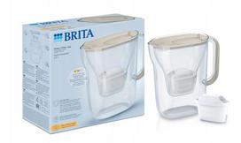 Vandens filtras ąsotis BRITA Style 2,4 l su 1 MAXTRA kasečiu, smėlio spalvos