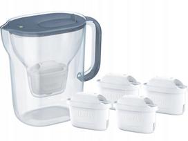 Vandens filtras BRITA Style Essential XL grafito spalvos, su 4 kasetėmis