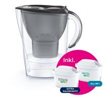 Vandens ąsotis Brita Marella, grafito spalvos, su 1 ALL-in-1 filtru ir 1 Extra Kalk filtru
