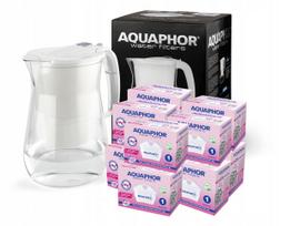 Vandens ąsotis AQUAPHOR Onyx White su 10 magnio filtrų MAXFOR+ B25 MG+