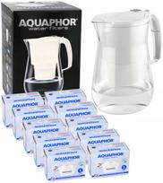 Vandens filtras ąsotis Aquaphor Onyx 4,2 l baltas Tritan, su 10 didelių filtrų