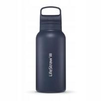 Terminis butelis LifeStraw Go 2.0 su membraniniu anglies filtru, 1 l, tamsiai mėlynas