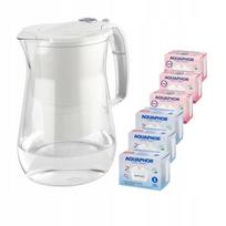 Vandens filtravimo ąsotis Aquaphor Onyx 4,2 l su 6 kasetėmis (3 Mg, 3 Maxfor)
