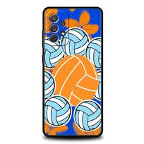 Phone Case for Samsung Galaxy A55 A53 A52 A52S A51 A41 A35 A32 A25 A23 A15 A13 A71 A72 5G Soft TPU Shell Volleyball Painted Capa Samsung A25 pink