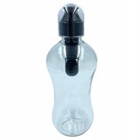 Vandens butelis su filtru Fitfresh 0,5 l, skaidrus