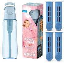Gertuvė su filtru Dafi Solid 0,7 l, mėlyna, su 4 filtrais