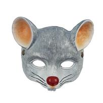 Suaugusiųjų Vaikų Pelės Pusės Veido Kaukė Maskarado Helovino Cosplay Karnavalo Rekvizitas gray